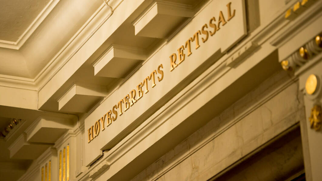 Forsvaret og arbeidstagerorganisasjonene har hatt første møte i arbeidet med å kartlegge hva Høyesteretts avgjørelse om pensjonsgivende tillegg vil bety for personell som utfører unntaksaktivitet(Foto: Sturlason/Norges Høyesterett).