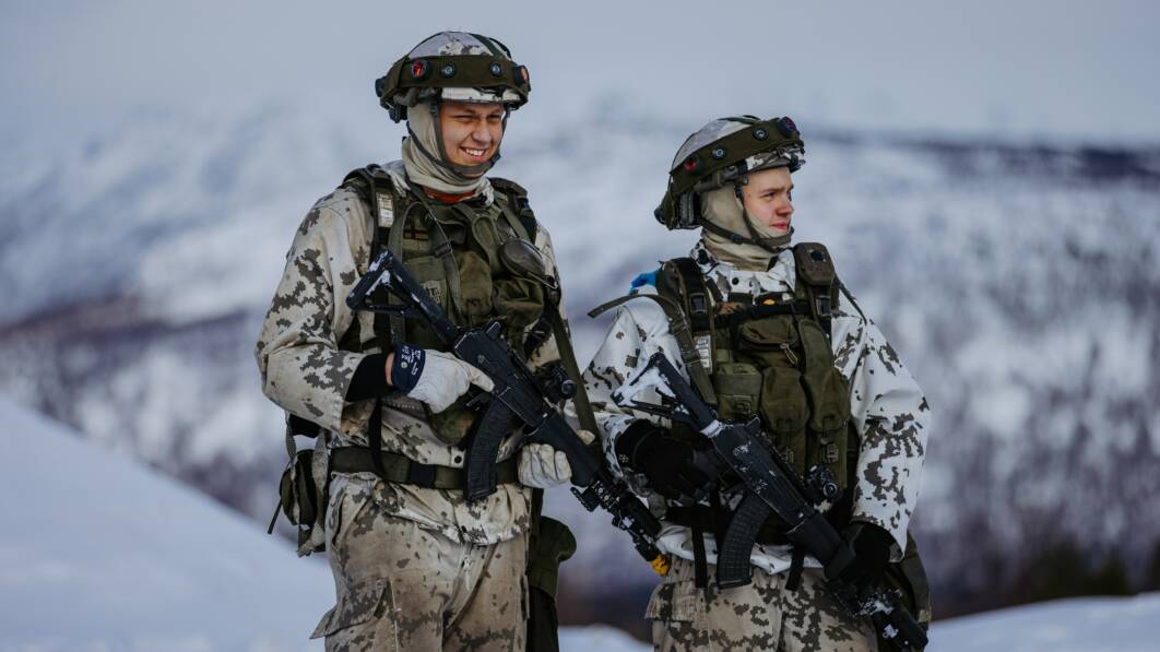Finland ble en del av NATO i 2023. Det skyldes i all hovedsak Russlands angrep på Ukraina i 2022, sier Morten Jentoft. Her ser vi finske soldater under øvelse Joint Viking i Norge (Foto: Ole-Sverre Haugli/Offisersbladet).