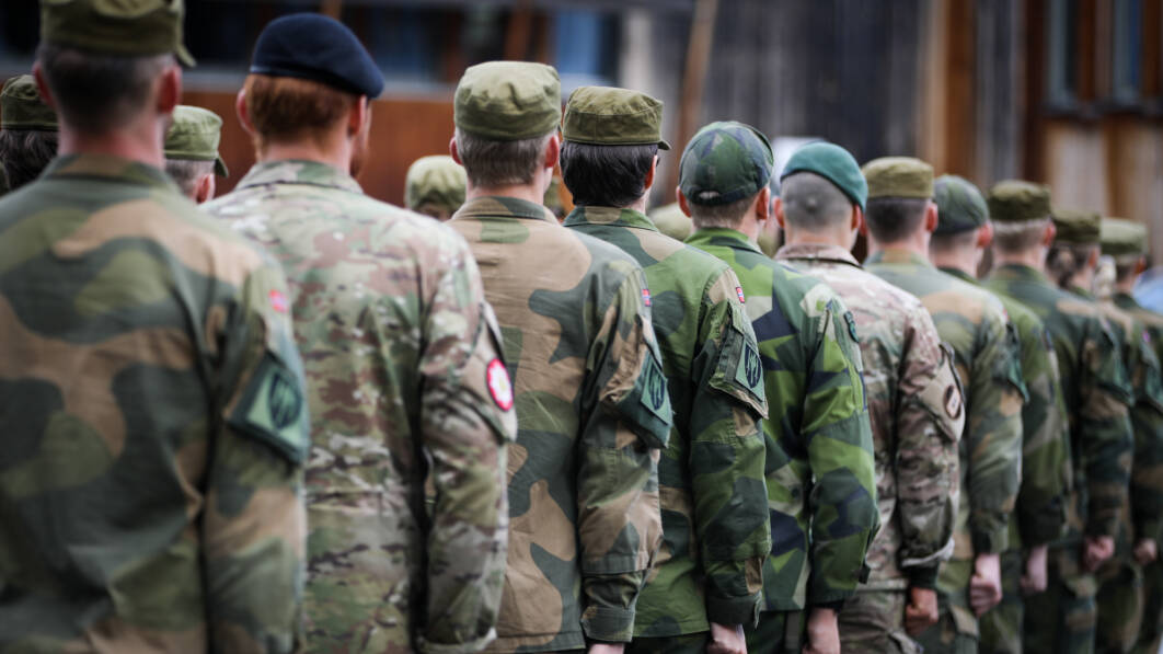 Årets lokale lønnsforhandlinger er over. Her ser du ansatte i Forsvaret ved Hærens skole for rekrutt- og fagutdanning (Foto: Johanne Søstuen/Forsvaret).